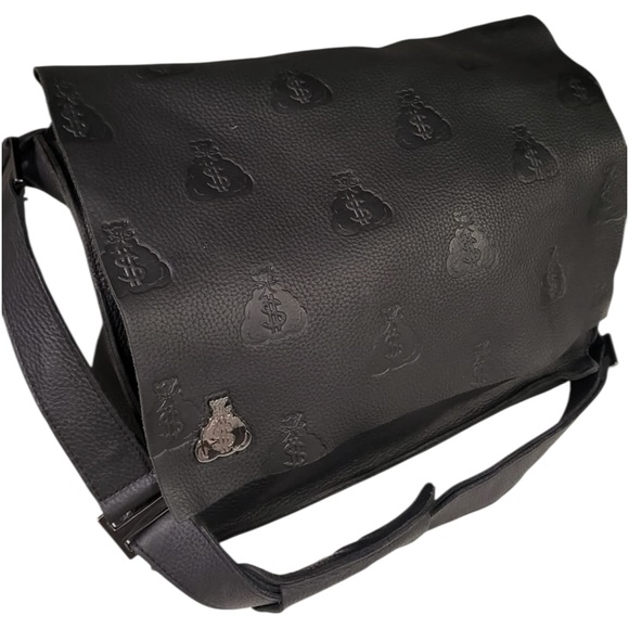 👨🏻‍🎤🎸 Gene Simmons Limited Edition “Money Bag” Leather Flap Tote 🎸👨🏻‍🎤 - Picture 6 of 16